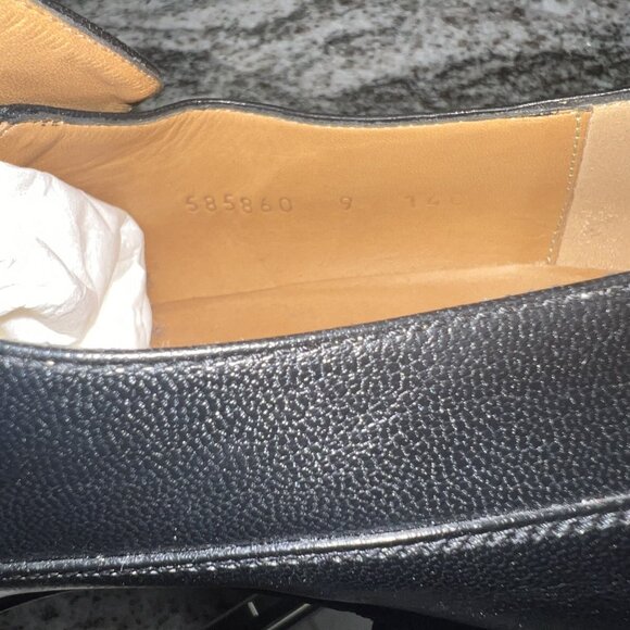 Gucci black leather ice lolly